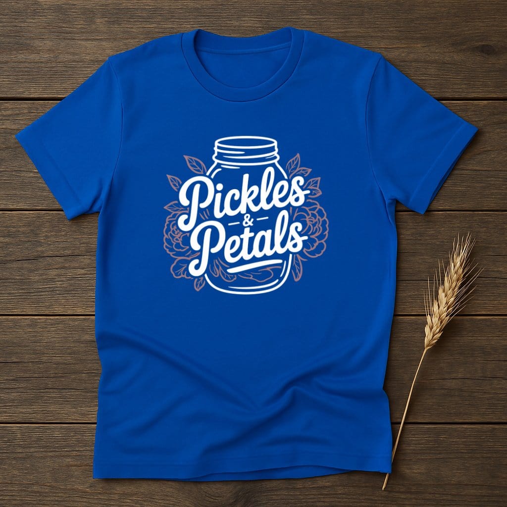 Pickles and Petals Graphic Blue Tee Shirt product type