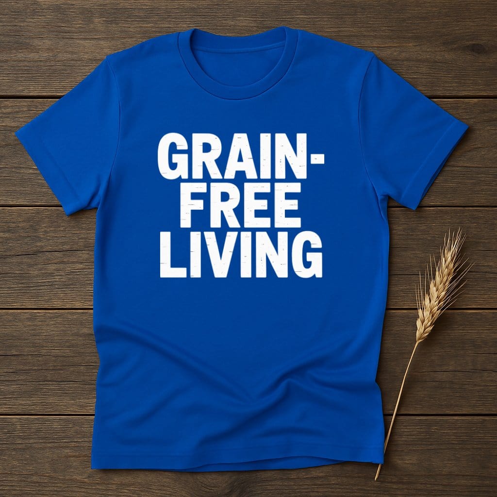 Grain-Free Living Slogan Print T-shirt product