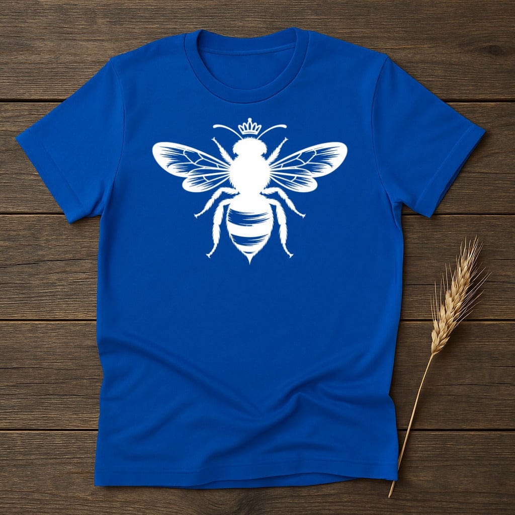 Royal Bee Graphic Design on Blue T-Shirt product