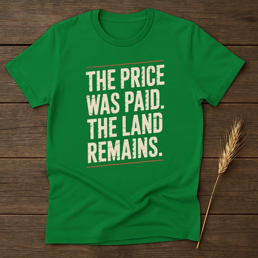 The Price Was Paid The Land Remains T-shirt product