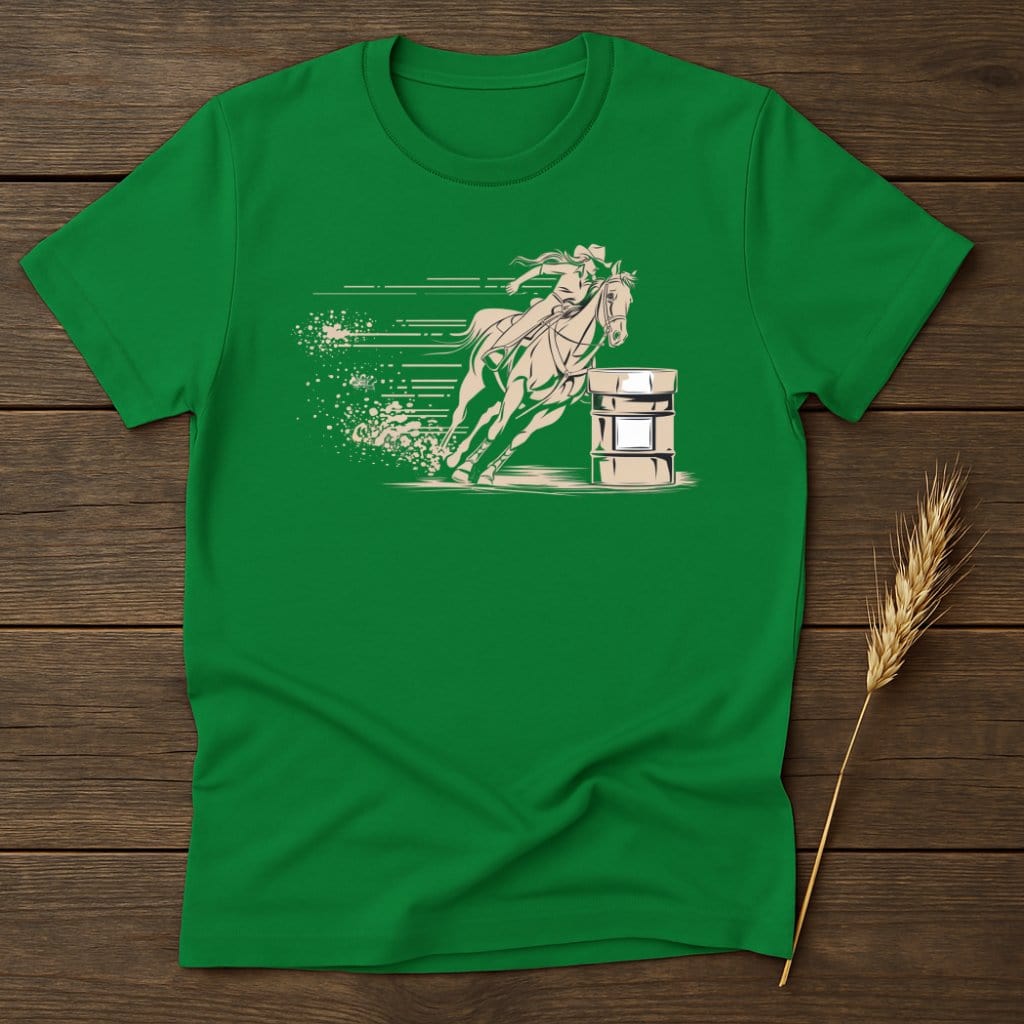 My Designs Physical Item S / Irish Green Horse Racing Rodeo Cowboy Western T-Shirts