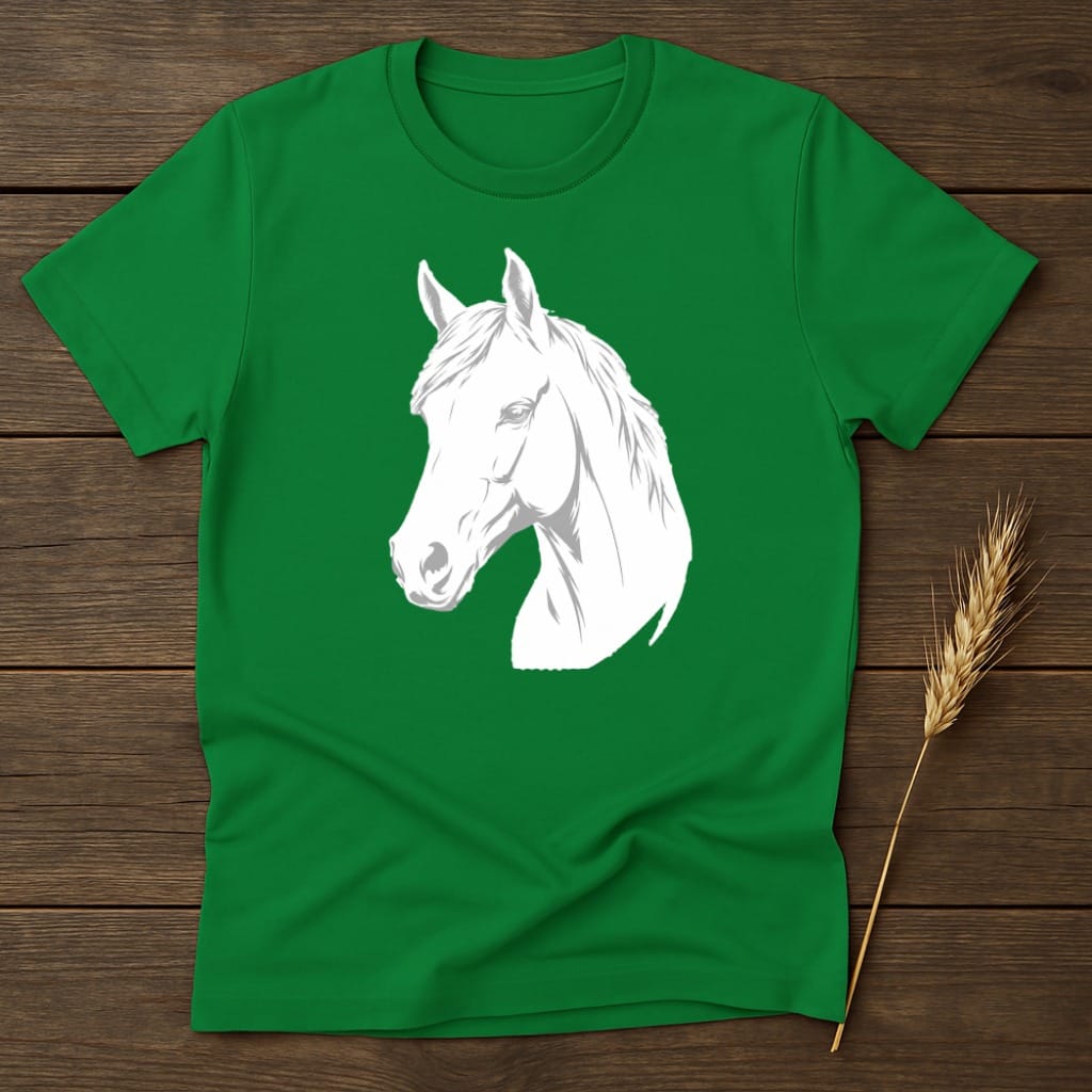 MyDesigns core_ad S / Irish Green Graceful Horse Profile T-Shirt