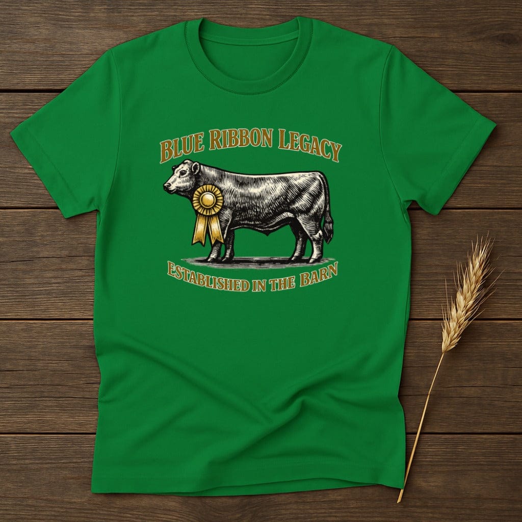 MyDesigns Physical Item S / Irish Green Blue Ribbon Legacy T-Shirt