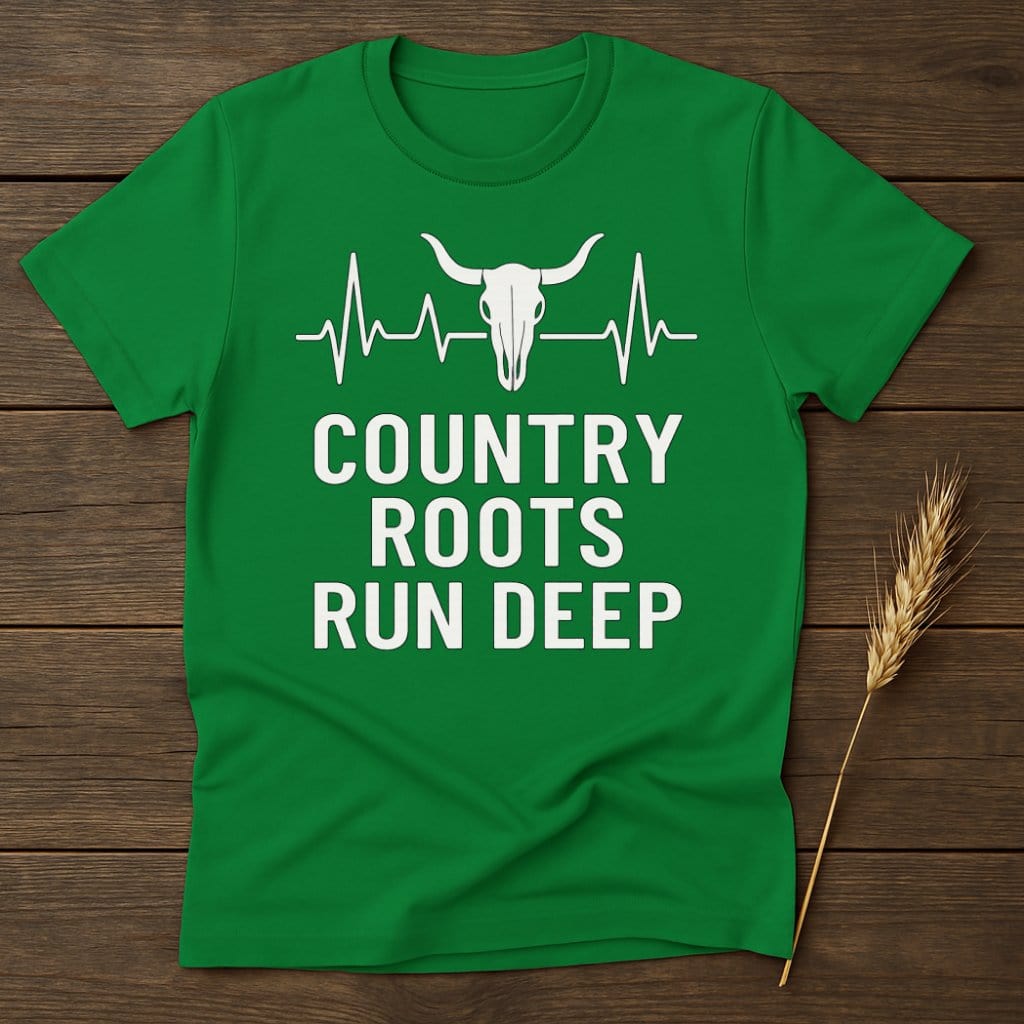 MyDesigns Physical Item S / Irish Green Country Roots Run Deep T-Shirts