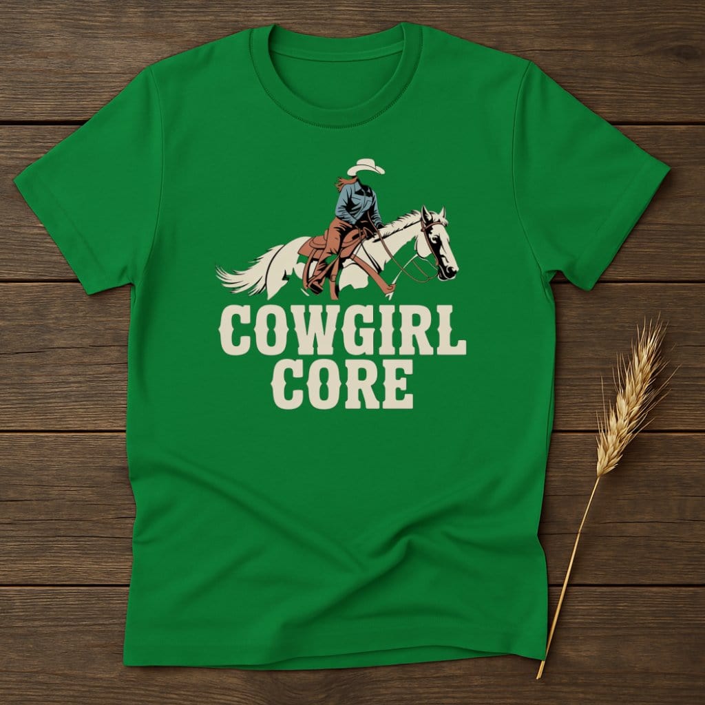 MyDesigns Physical Item S / Irish Green Cowgirl Core T-Shirts