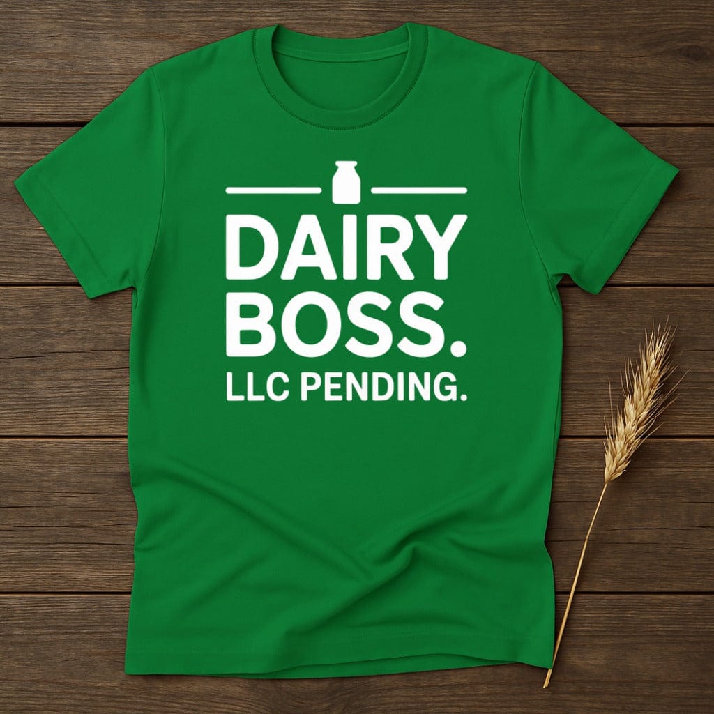 MyDesigns Physical Item S / Irish Green Dairy Boss LLC Pending T-Shirt