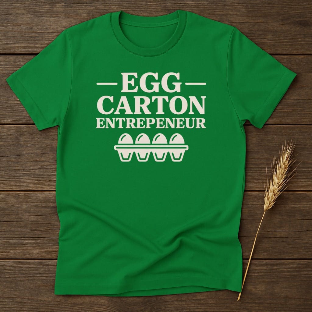 MyDesigns Physical Item S / Irish Green Egg Carton Entrepreneur T-Shirt