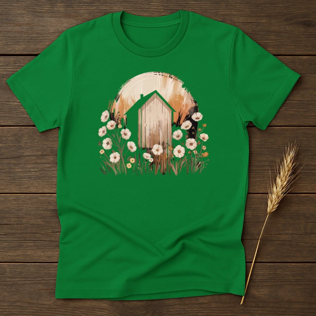 MyDesigns Physical Item S / Irish Green Elegant Out House T-Shirt