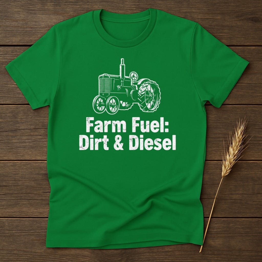 MyDesigns Physical Item S / Irish Green Farm Fuel Dirt and Diesel T-Shirt