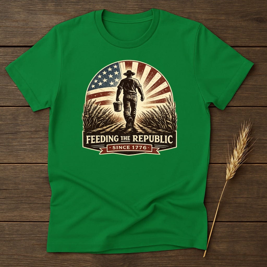 MyDesigns Physical Item S / Irish Green Feeding the Republic T-Shirt