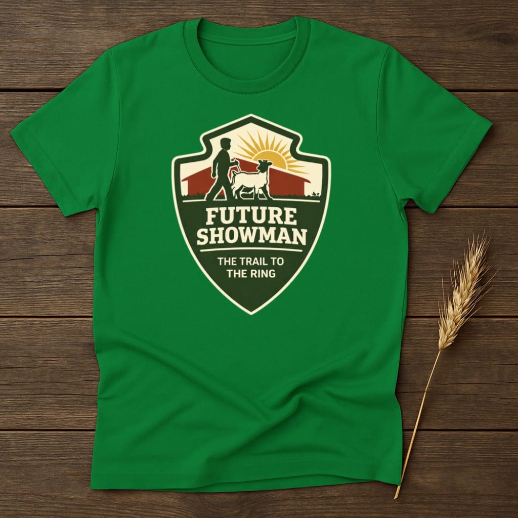 MyDesigns Physical Item S / Irish Green Future Showman Ring T-Shirt