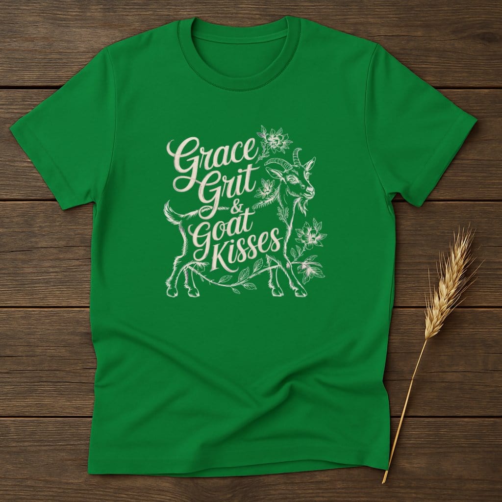 MyDesigns Physical Item S / Irish Green Grace Grit and Goat Kisses T-Shirts