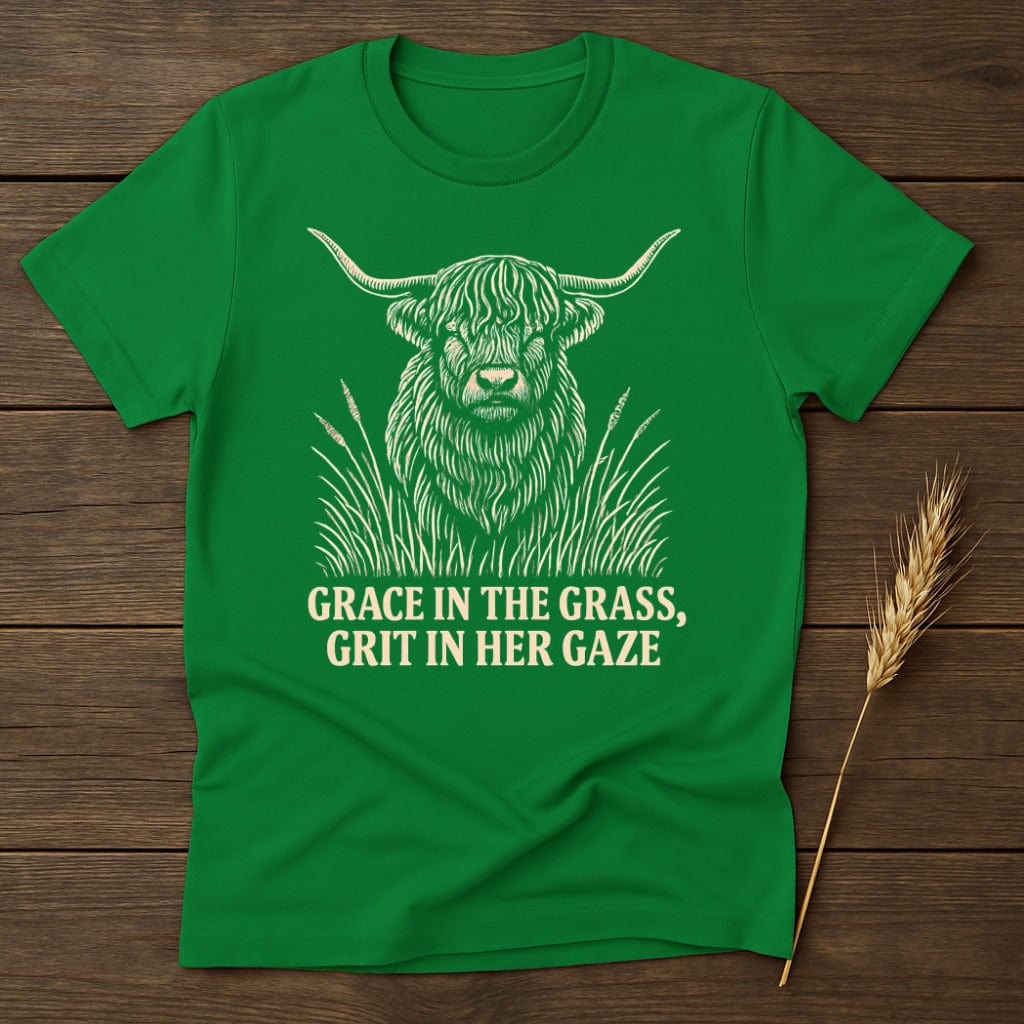 MyDesigns Physical Item S / Irish Green Grace In The Grass Grit In Her Gaze T-Shirt