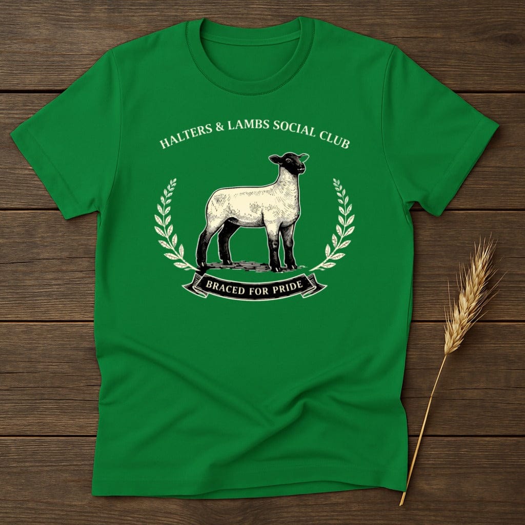 MyDesigns Physical Item S / Irish Green Halters Lambs Pride T-Shirt