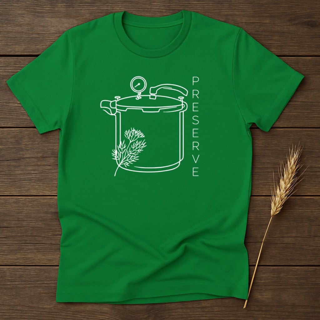 MyDesigns Physical Item S / Irish Green Preserve Food Canning T-Shirt