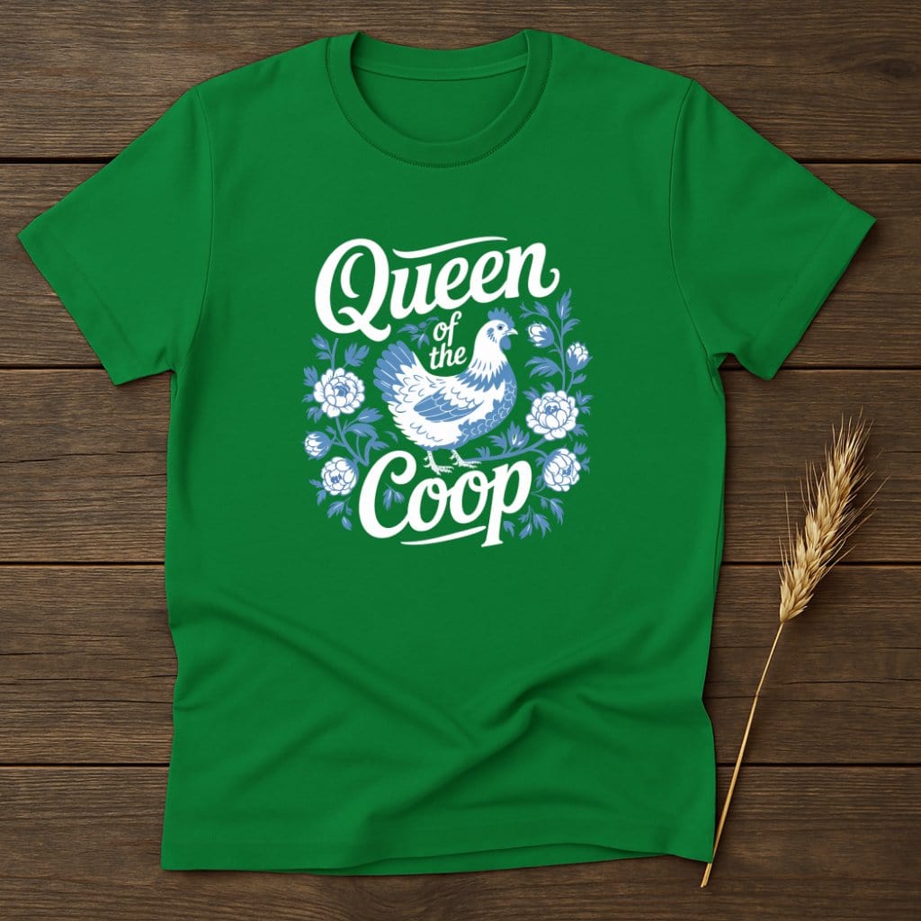 MyDesigns Physical Item S / Irish Green Queen of the Coop T-Shirts