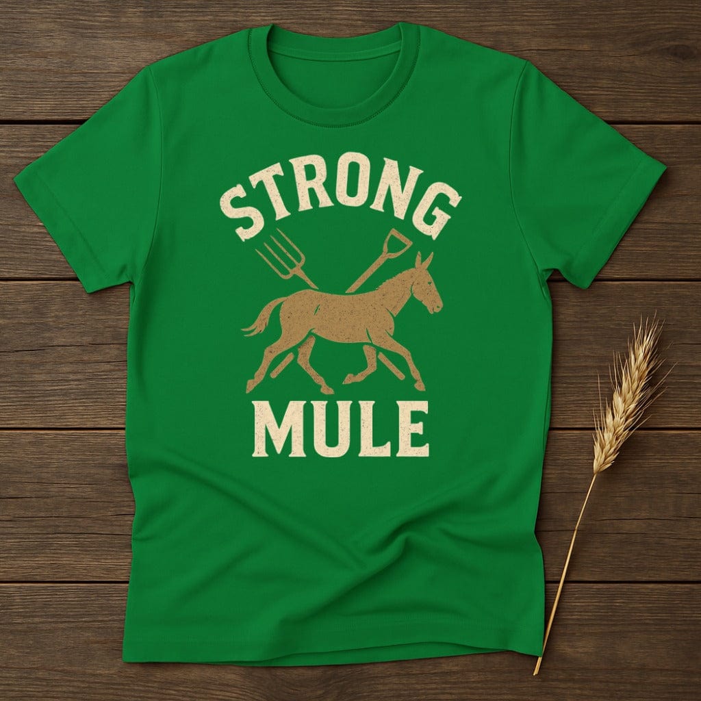 MyDesigns Physical Item S / Irish Green Strong Mule T-Shirt