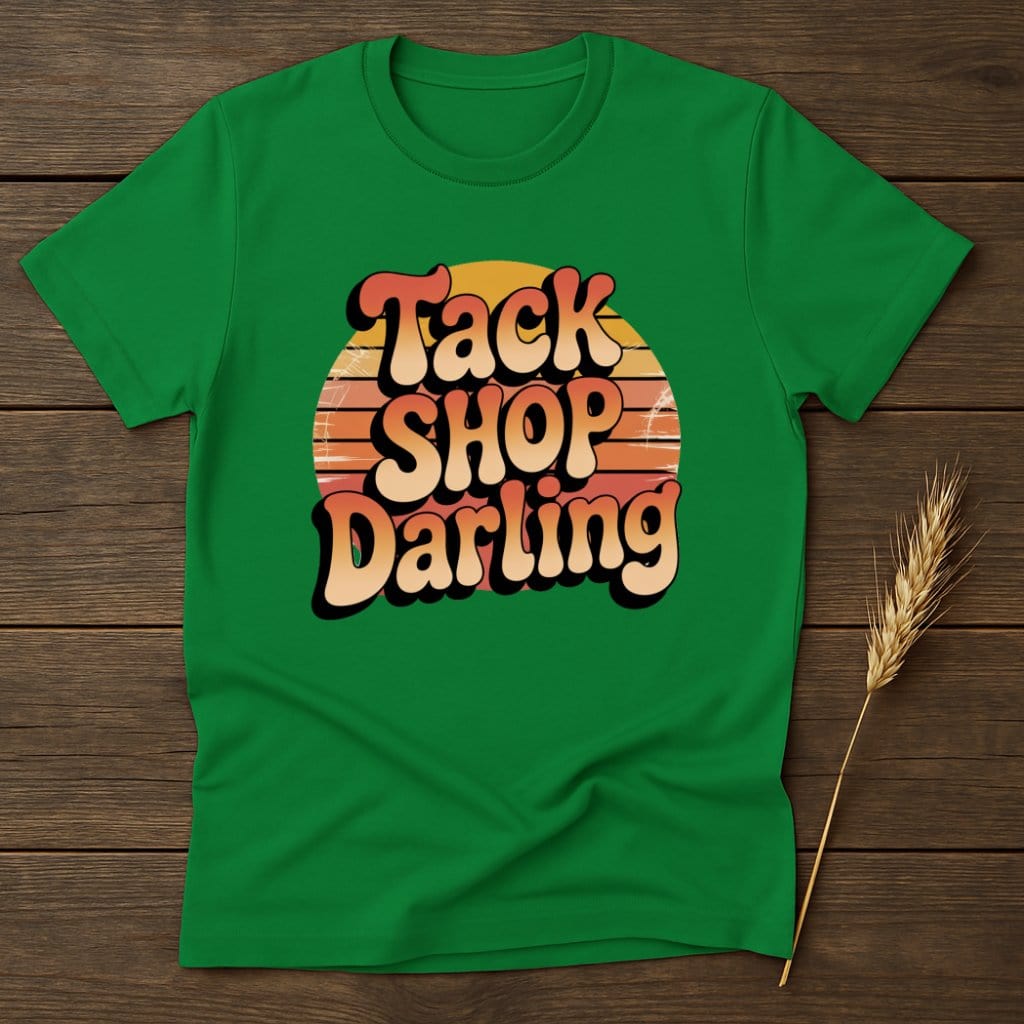 MyDesigns Physical Item S / Irish Green Tack Shop Darling Retro T-Shirts