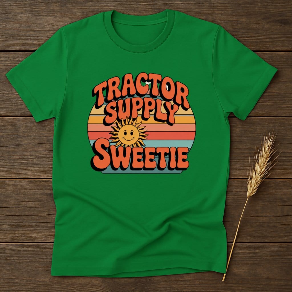 MyDesigns Physical Item S / Irish Green Tractor Supply Sweetie Retro T-Shirts