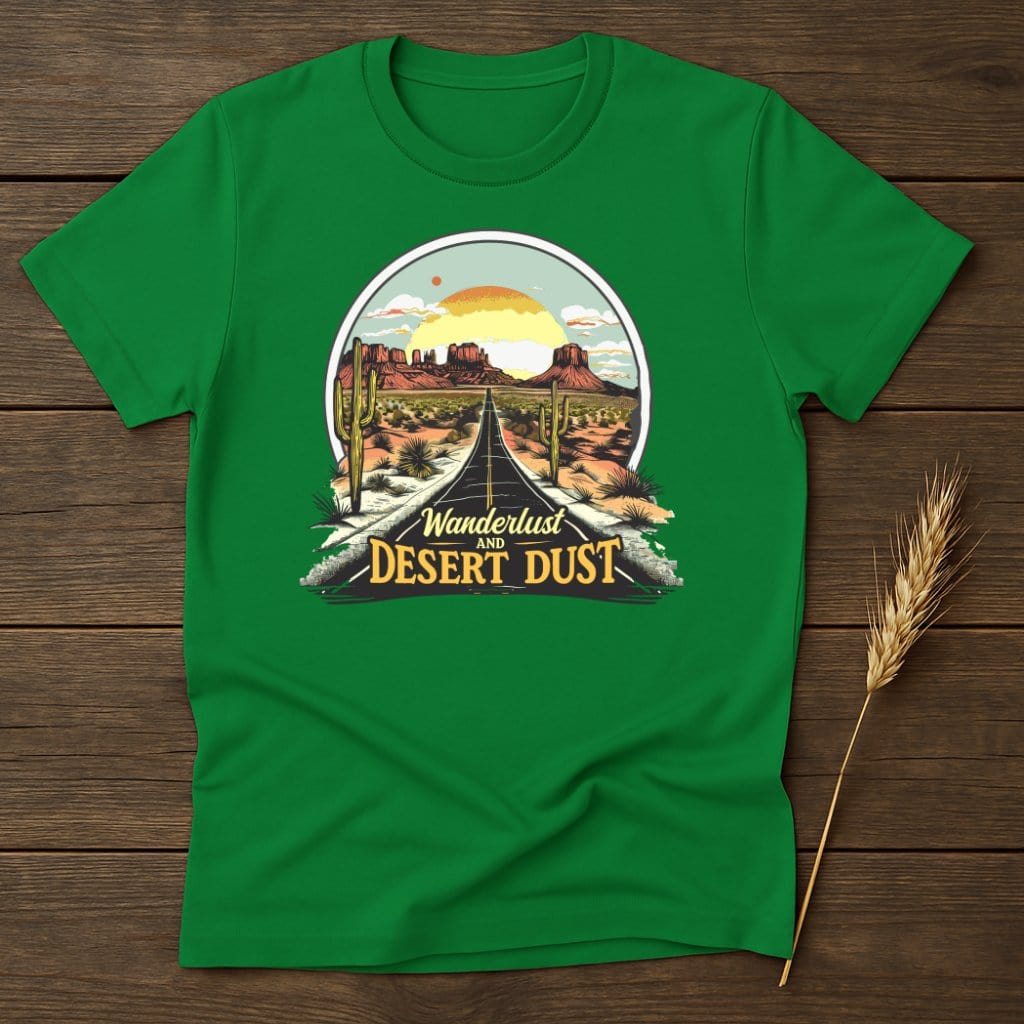 MyDesigns Physical Item S / Irish Green Wanderlust and Desert Dust T-Shirt