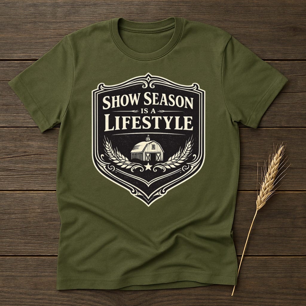 MyDesigns Physical Item S / Military Green Show Season T-Shirt