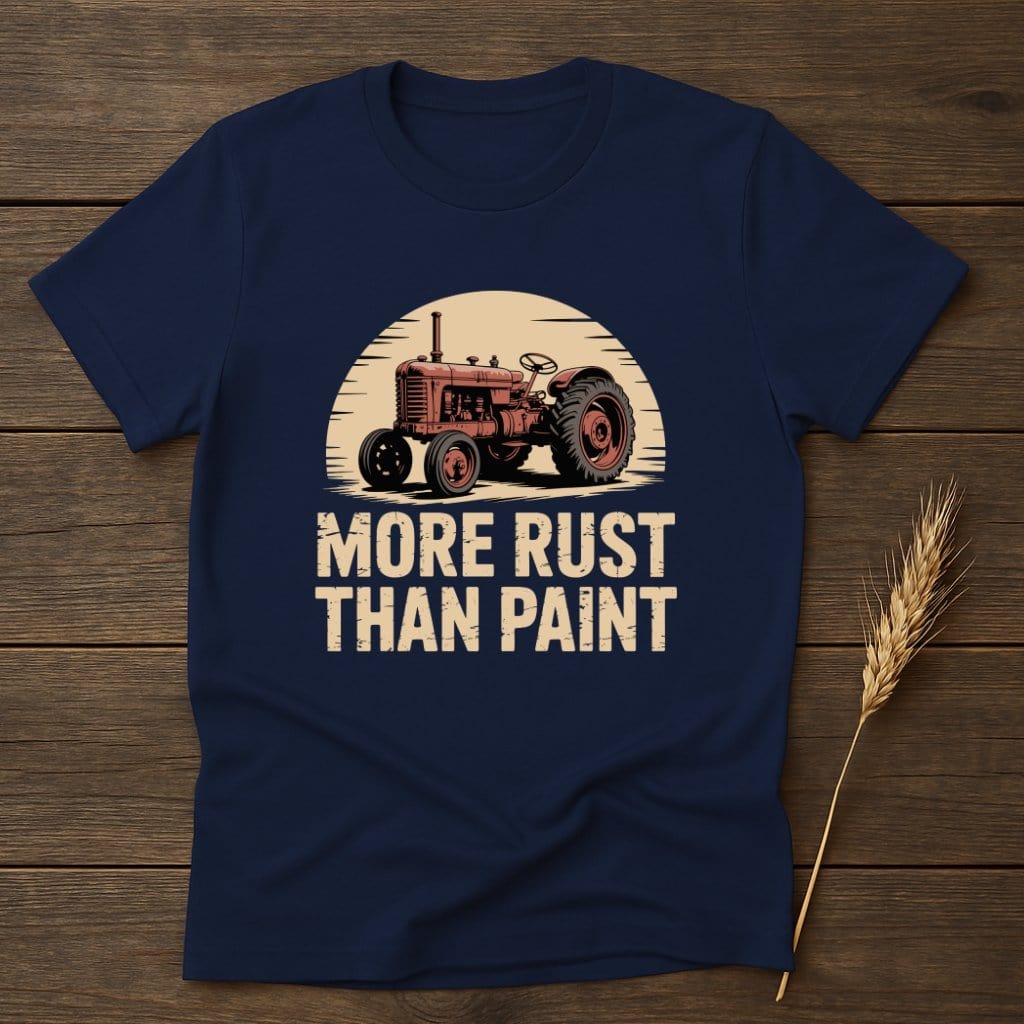 MyDesigns Physical Item S / Navy More Rust Than Paint T-Shirt