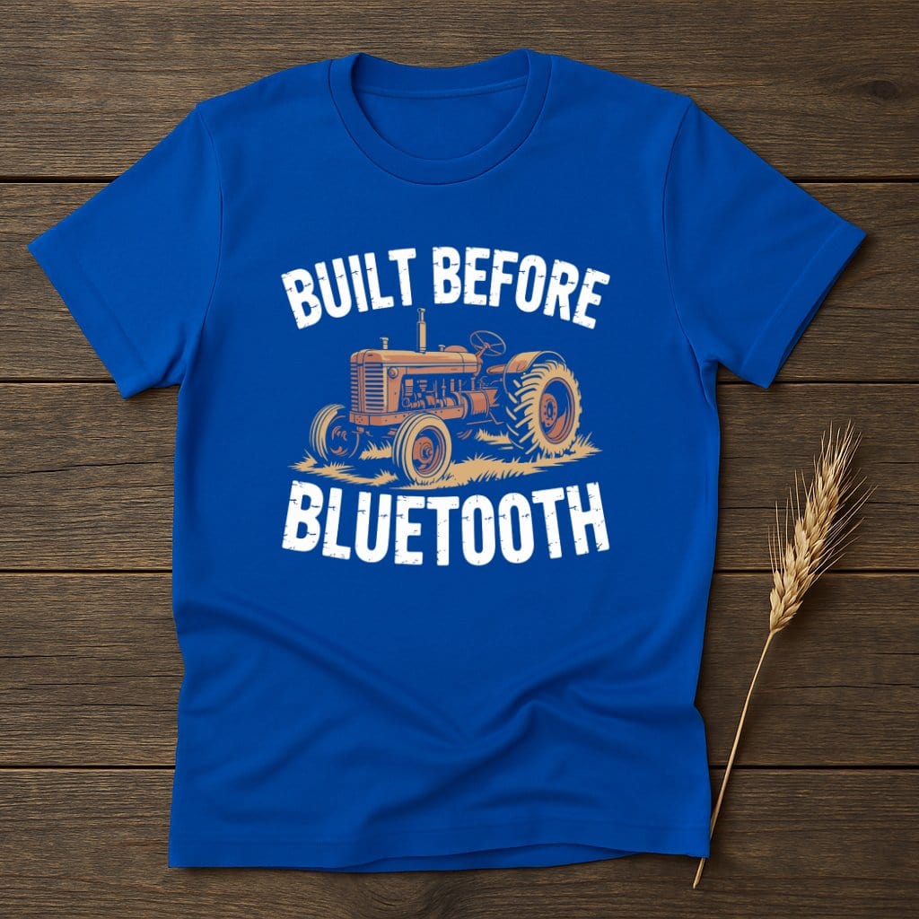 MyDesigns Physical Item S / Royal Built Before Bluetooth T-Shirt