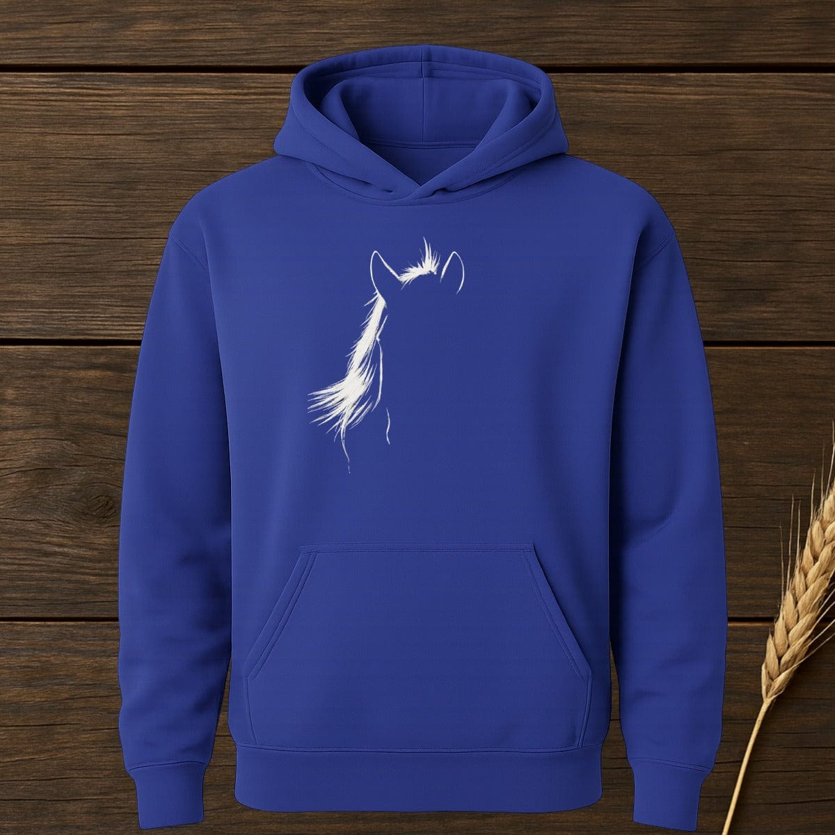MyDesigns Physical Item S / Royal Horse Silhouette Hoodie