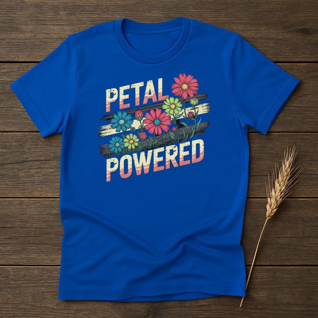 MyDesigns Physical Item S / Royal Petal Powered Flowers T-Shirt
