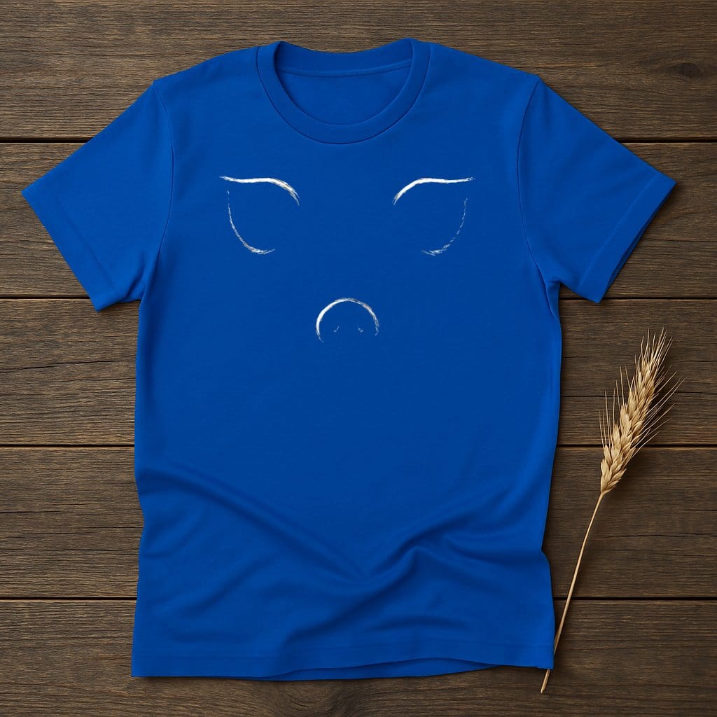 MyDesigns Physical Item S / Royal Pig Face T-Shirts