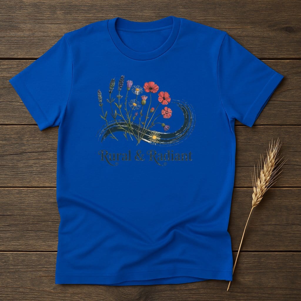MyDesigns Physical Item S / Royal Rural And Radiant T-Shirt