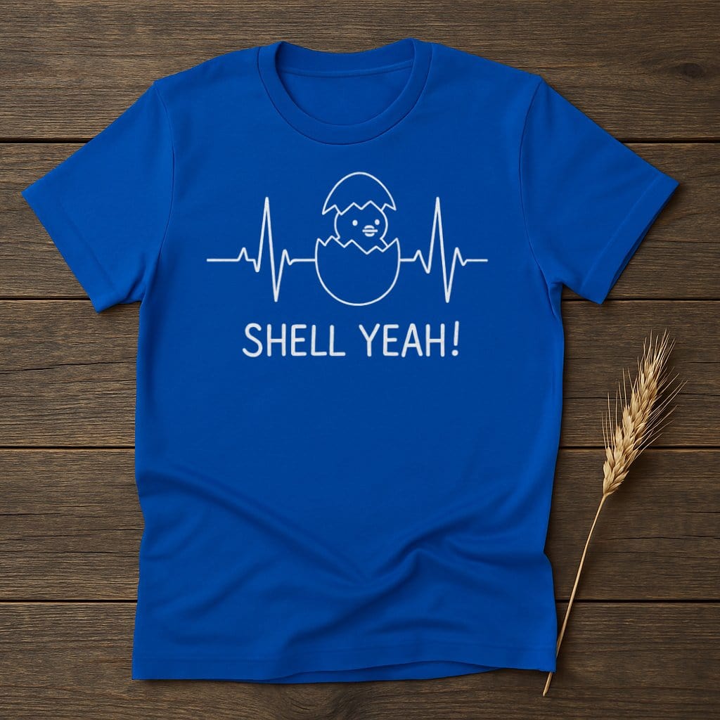 MyDesigns Physical Item S / Royal Shell Yeah T-Shirts