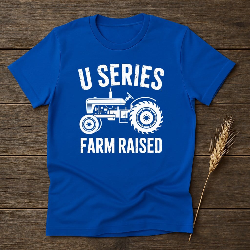 MyDesigns Physical Item S / Royal U Series Farm Raised T-Shirt