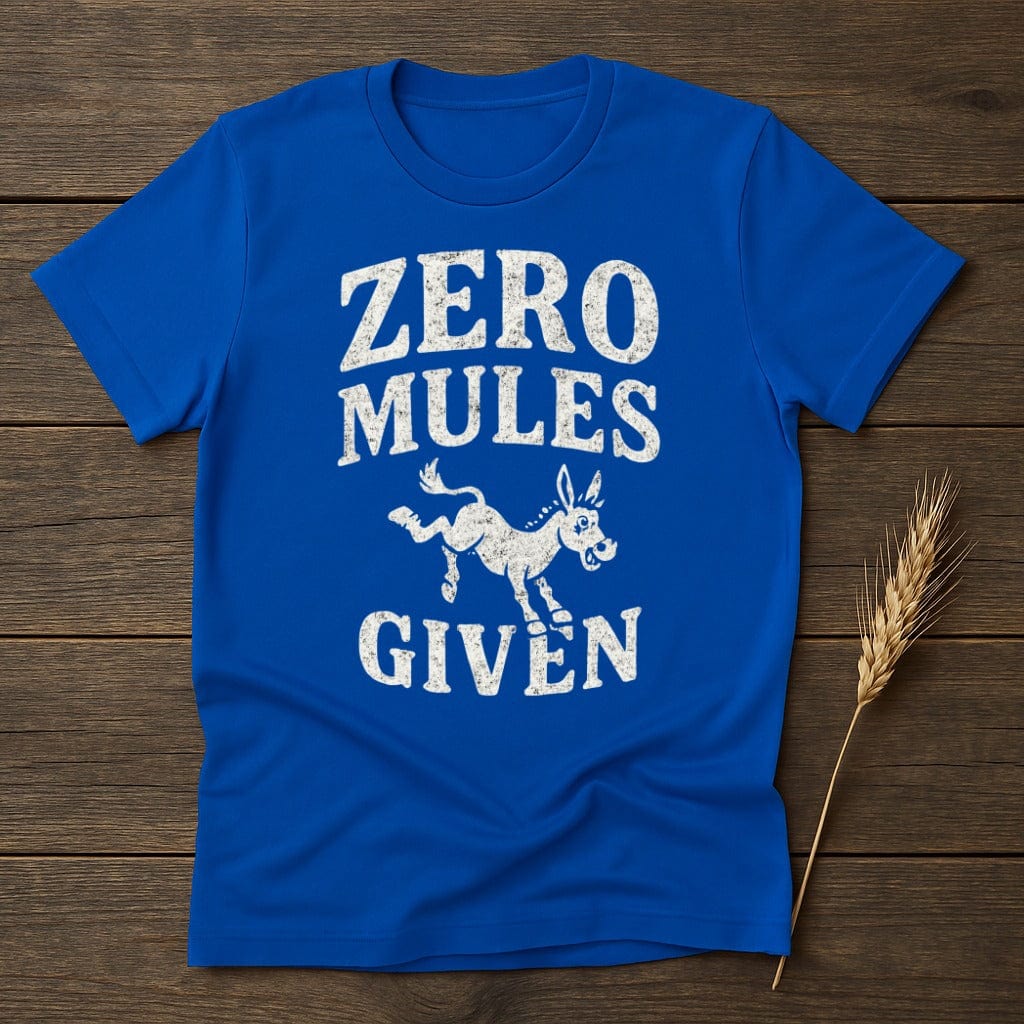 MyDesigns Physical Item S / Royal Zero Mules Given T-Shirt