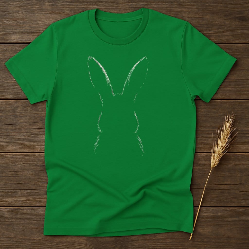 MyDesigns Silhouette Shirt S / Irish Green Bunny T-Shirts