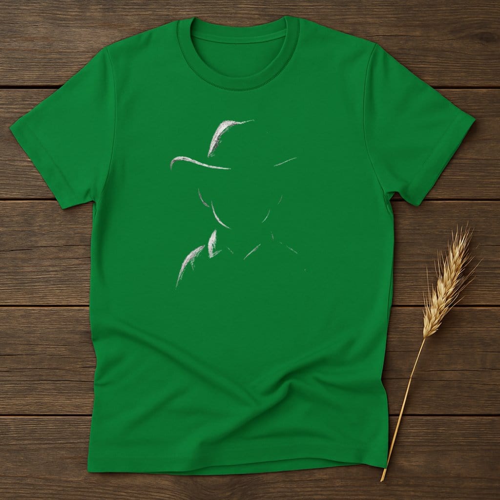 MyDesigns Silhouette Shirt S / Irish Green Young Cowboy T-Shirts