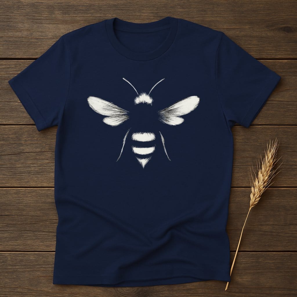 MyDesigns Silhouette Shirt S / Navy Honeybee T-Shirts