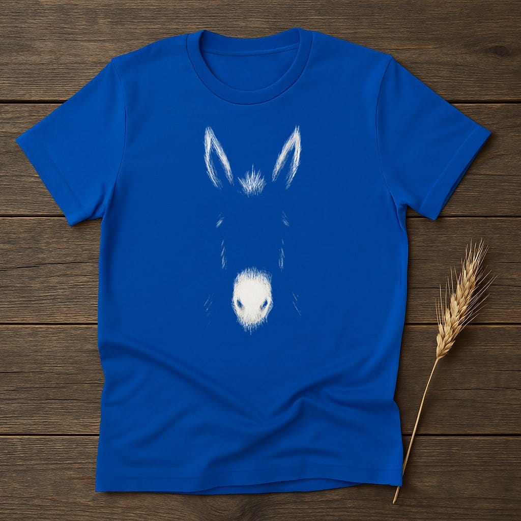 MyDesigns Silhouette Shirt S / Royal Donkey Face T-Shirts