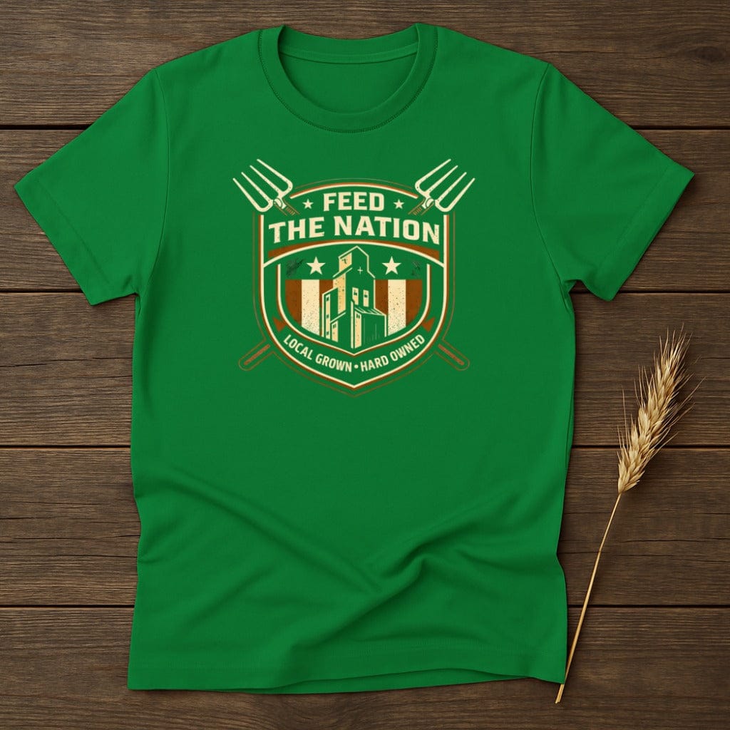 MyDesigns T-Shirt S / Irish Green Feed the Nation T-Shirt