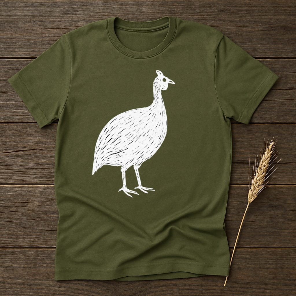 Unique Guinea Fowl Graphic Print T-Shirt product type