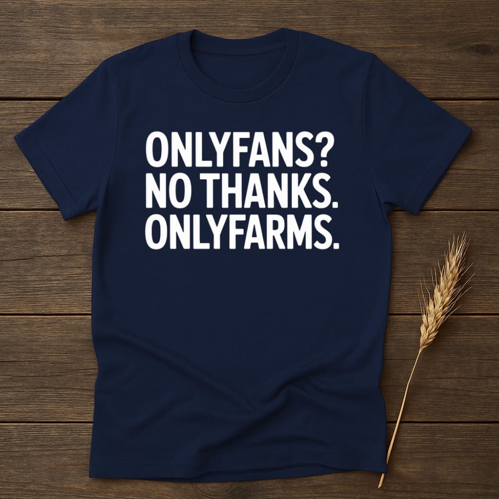 Onlyfans No Thanks Onlyfarms Text Print Shirt product type