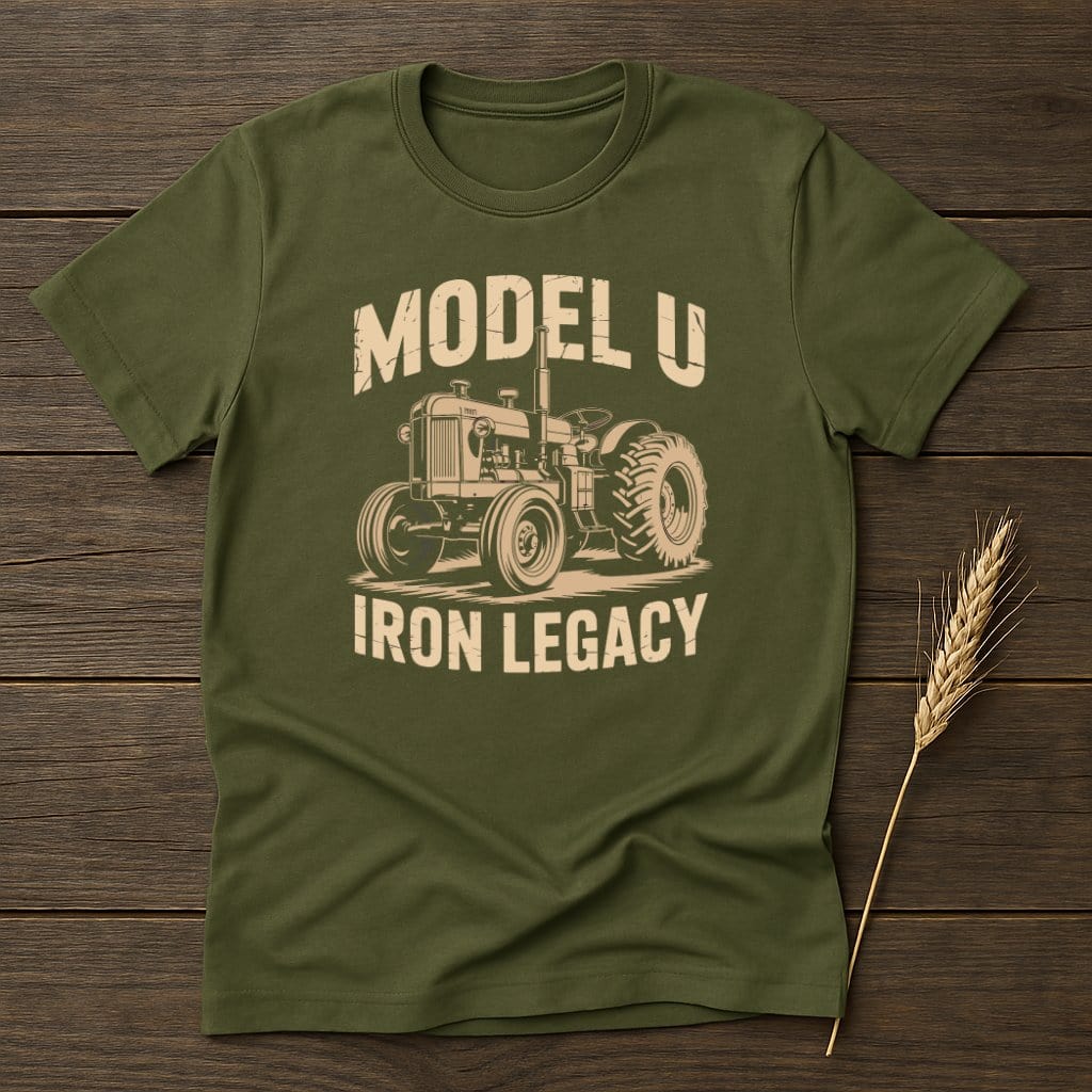 Model U Iron Legacy Tractor Graphic T-Shirt product type