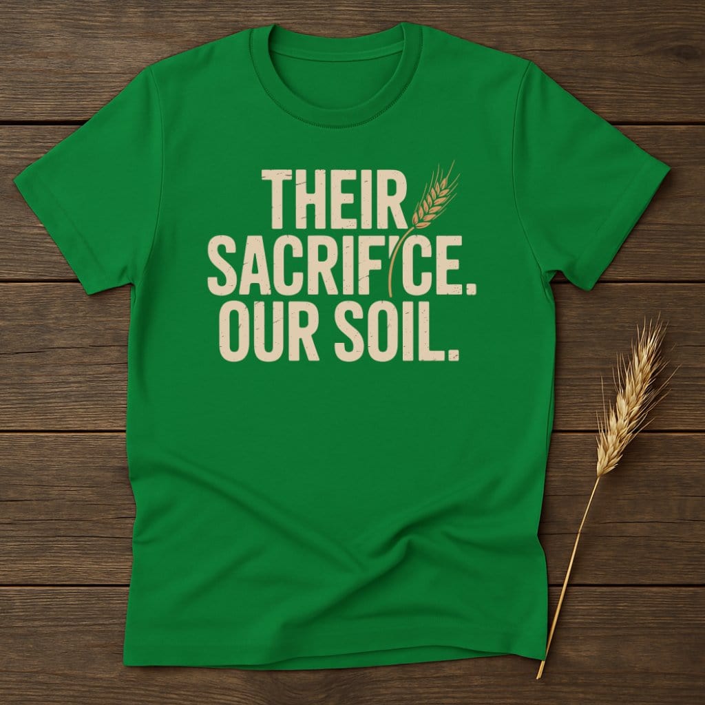 Their Sacrifice Our Soil Graphic T-Shirt product type
