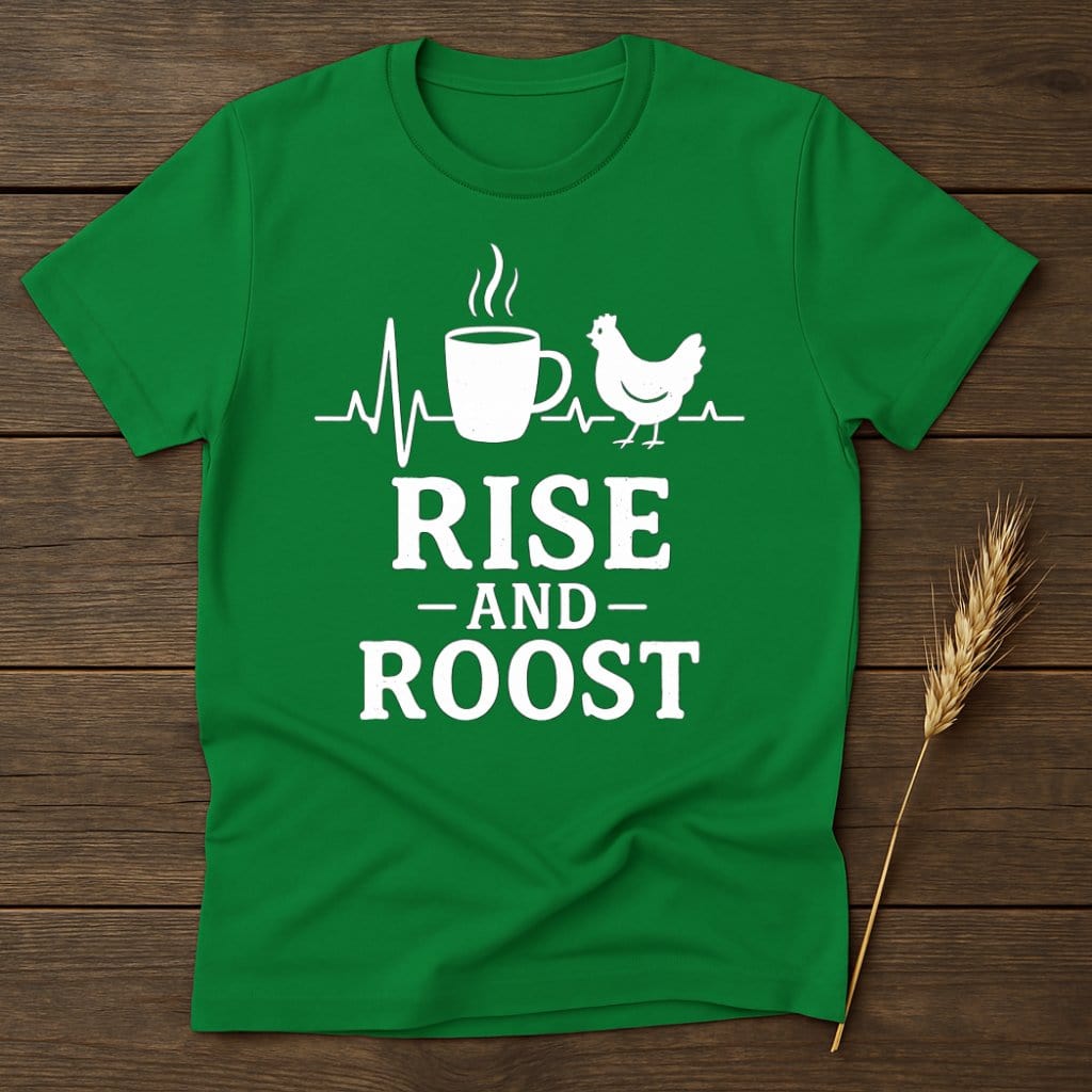 Rise And Roost Coffee Chicken Graphic T-Shirt product type