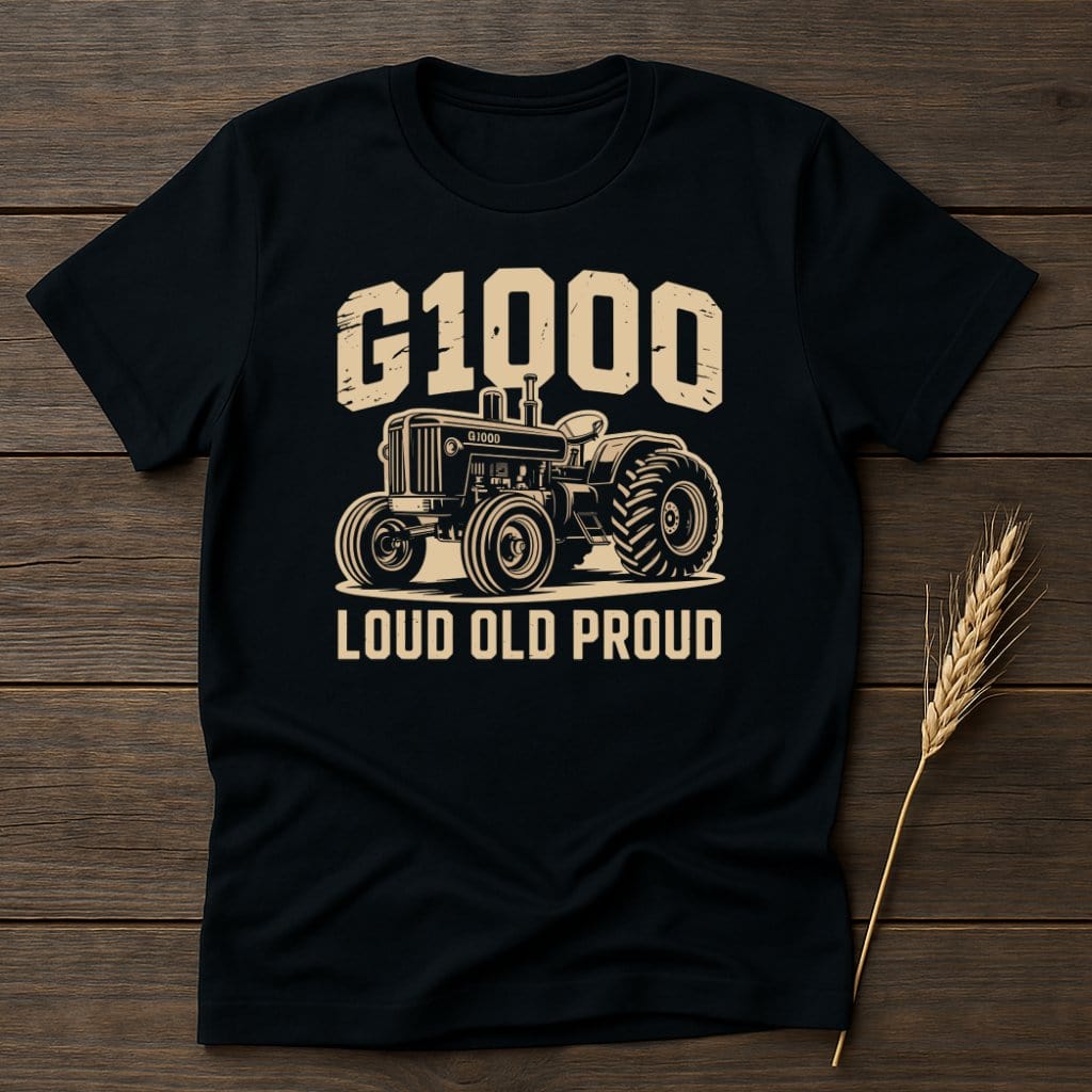 G1000 Loud Old Proud Graphic Tee Shirt Casual product
