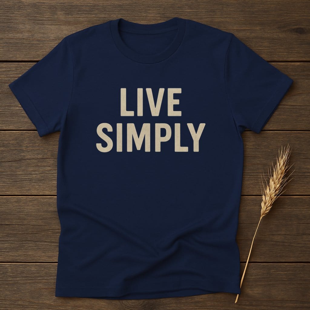 Live Simply Design Inspirational Typography Shirt product