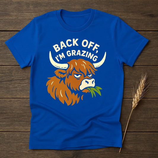 Back Off I'm Grazing Graphic Print T-shirt Product