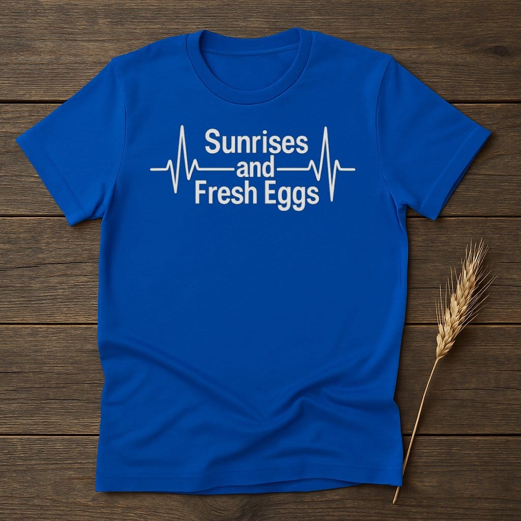 Sunrises and Fresh Eggs Graphic Tee Shirt product type
