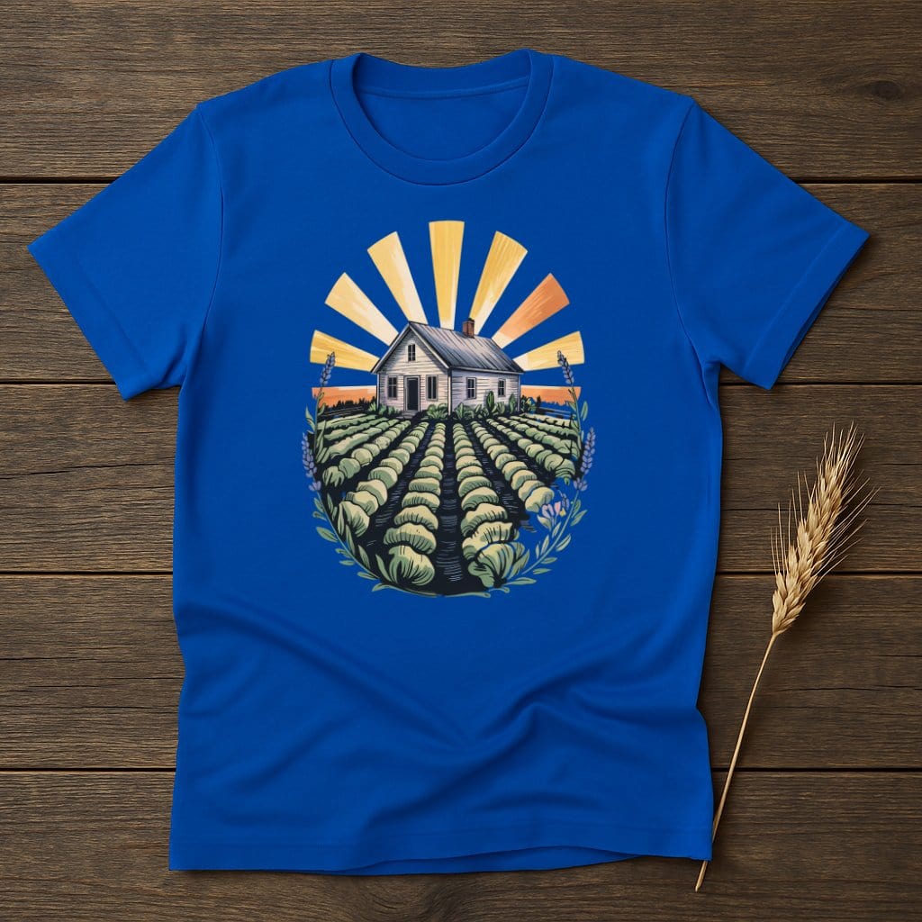 Sunrise Over Farmhouse Graphic Tee Shirt product