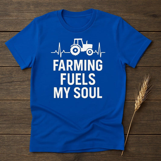 Farming Fuels My Soul Graphic Teeshirt Product
